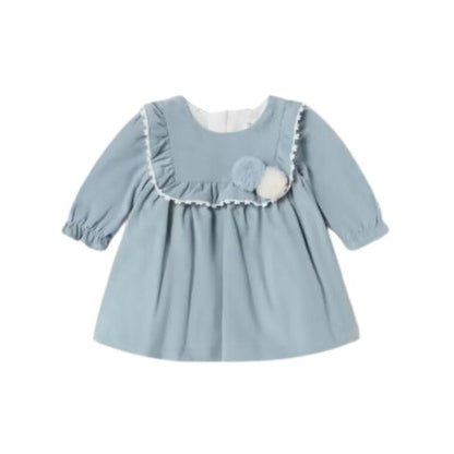 Blue Corduroy Dress for Baby