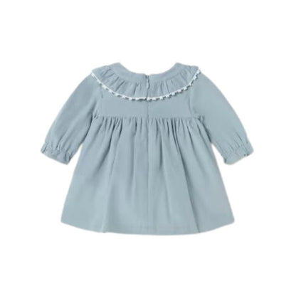 Blue Corduroy Dress for Baby