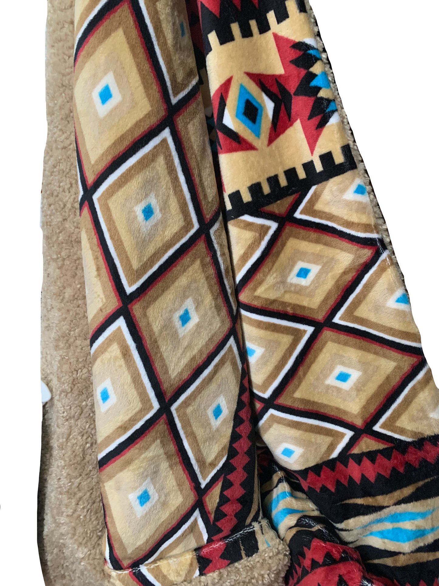 Adult Throw Blanket | Aztec