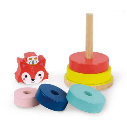 Baby Forest | Fox Stacker | Early learning toy ages 12month+