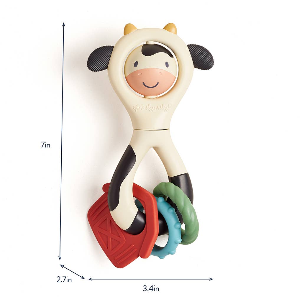 Cow Spinner, Teether and Rattle in One