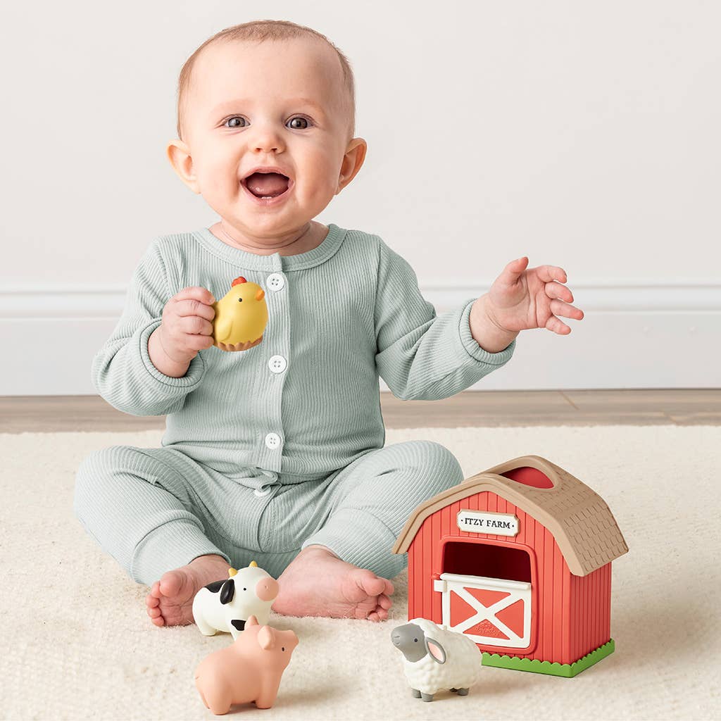 Play Barn Toys with Farm Animals