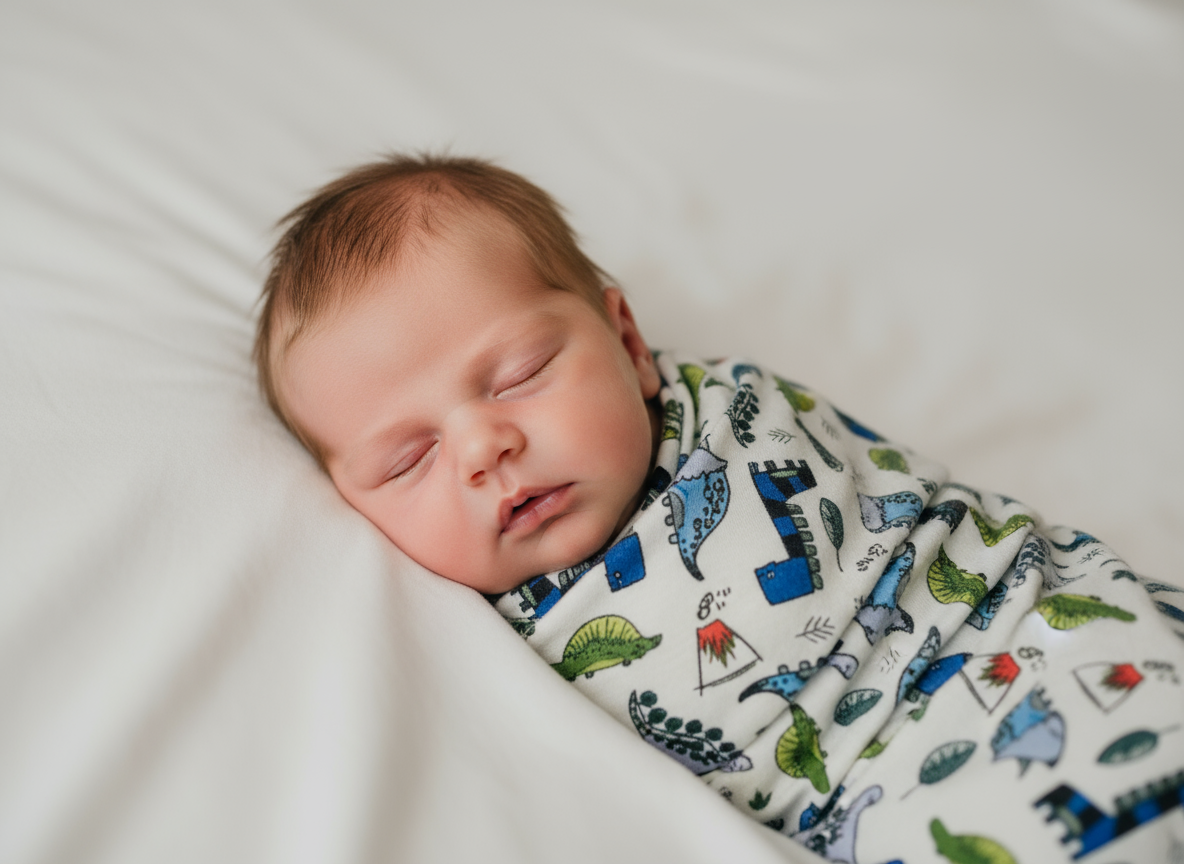 Newborn Baby Blanket | Dinosaur