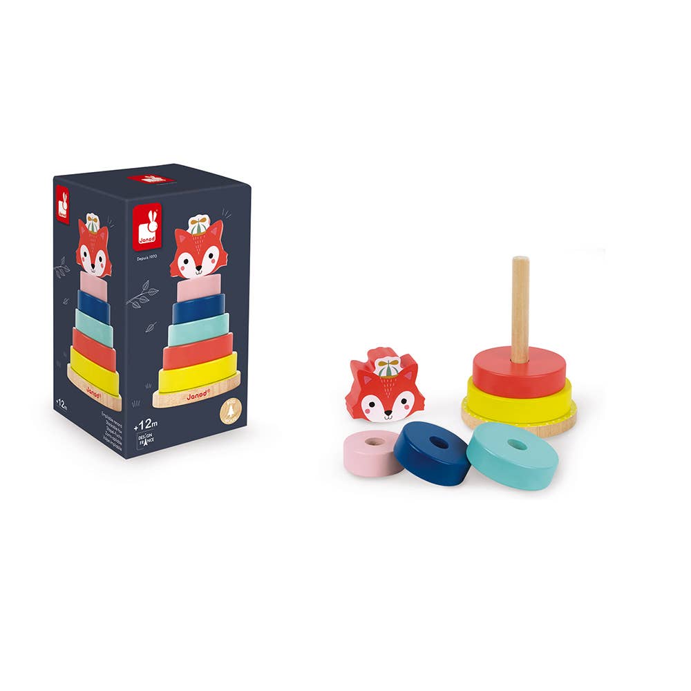 Baby Forest | Fox Stacker | Early learning toy ages 12month+