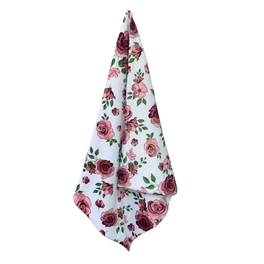 Newborn Baby Blanket | Rose Bouquet